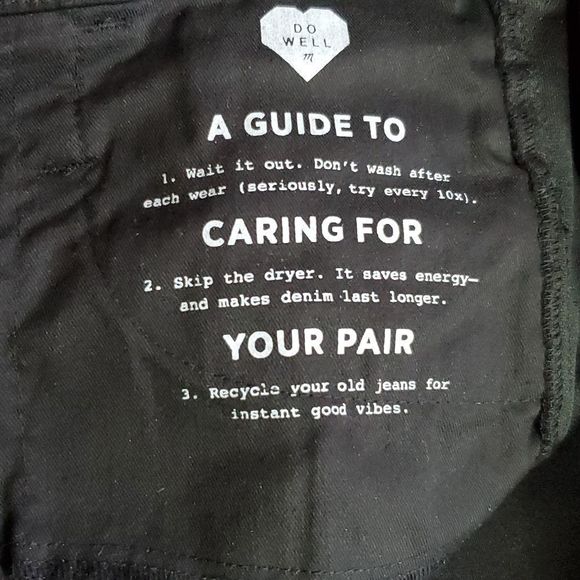 NWOT - Madewell 9" Mid-Rise Skinny Jeans: Velvet Tuxedo Stripe Edition - Picture 9 of 9